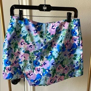 Zara Floral Mini Skort